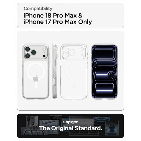 Spigen iPhone 17 Pro Max/iPhone 18 Pro Max Skal Ultra Hybrid MagFit Clear White