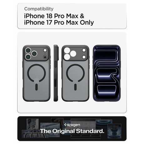 Spigen iPhone 17 Pro Max/iPhone 18 Pro Max Skal Ultra Hybrid MagFit Frost Black
