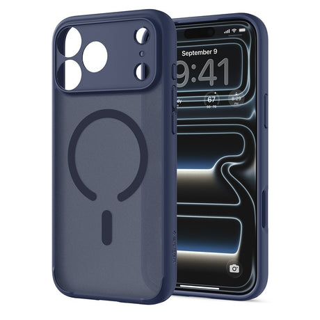 Spigen iPhone 17 Pro Max/iPhone 18 Pro Max Skal Ultra Hybrid MagFit Frost Deep Blue