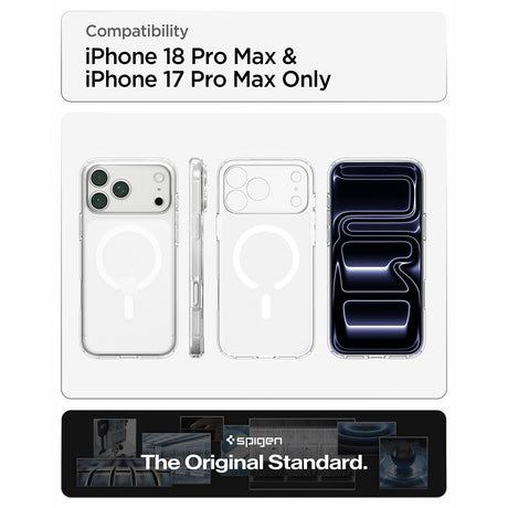 Spigen iPhone 17 Pro Max/iPhone 18 Pro Max Skal Ultra Hybrid MagFit Frost White