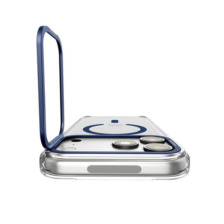 Spigen iPhone 17 Pro Max/iPhone 18 Pro Max Skal Ultra Hybrid Optik S MagFit Clear Deep Blue