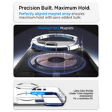Spigen iPhone 17 Pro Max/iPhone 18 Pro Max Skal Ultra Hybrid Optik S MagFit Clear Deep Blue