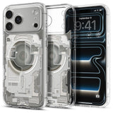Spigen iPhone 17 Pro Max/iPhone 18 Pro Max Skal Ultra Hybrid Zero One MagFit Natural Titanium