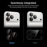 Spigen iPhone 18 Pro/18 Pro Max Kameraskydd Glas.tR EZ Fit Optik Pro 2-pack Dark Cherry