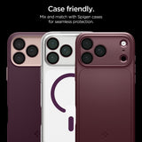 Spigen iPhone 18 Pro/18 Pro Max Kameraskydd Glas.tR EZ Fit Optik Pro 2-pack Dark Cherry
