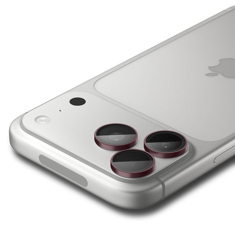 Spigen iPhone 18 Pro/18 Pro Max Kameraskydd Glas.tR EZ Fit Optik Pro 2-pack Dark Cherry