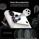Spigen iPhone 18 Pro/18 Pro Max Kameraskydd Glas.tR EZ Fit Optik Pro 2-pack Dark Cherry