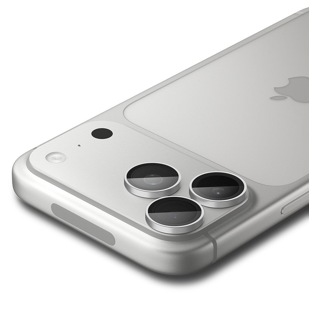 Spigen iPhone 18 Pro/18 Pro Max Kameraskydd Glas.tR EZ Fit Optik Pro 2-pack Silver