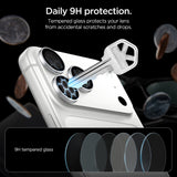 Spigen iPhone 18 Pro/18 Pro Max Kameraskydd Glas.tR EZ Fit Optik Pro 2-pack Silver