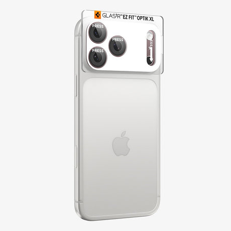 Spigen iPhone 18 Pro Kameraskydd Glas.tR EZ Fit Optik Pro XL Dark Cherry