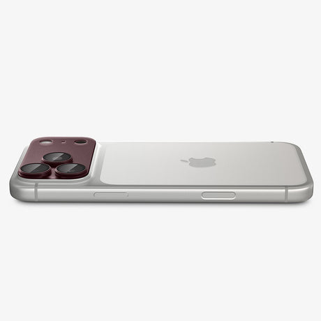 Spigen iPhone 18 Pro Kameraskydd Glas.tR EZ Fit Optik Pro XL Dark Cherry