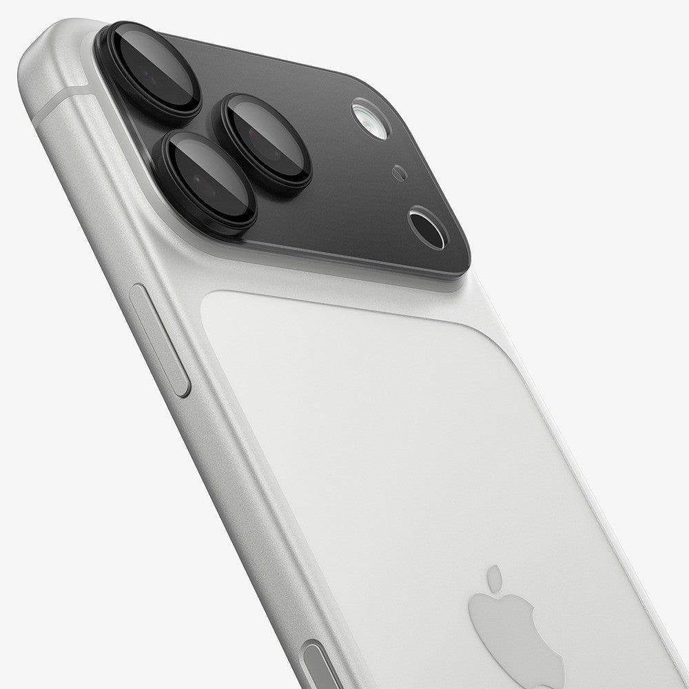 Spigen iPhone 18 Pro Kameraskydd Glas.tR EZ Fit Optik Pro XL Dark Gray