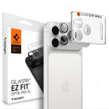 Spigen iPhone 18 Pro Kameraskydd Glas.tR EZ Fit Optik Pro XL Silver