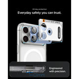 Spigen iPhone 18 Pro Kameraskydd Glas.tR EZ Fit Optik Pro XL Silver