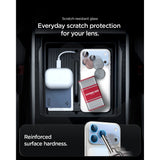 Spigen iPhone 18 Pro Kameraskydd Glas.tR EZ Fit Optik Pro XL Silver