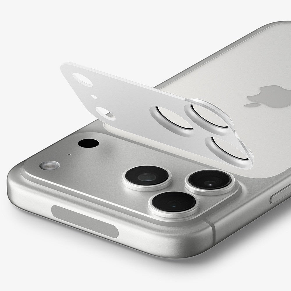 Spigen iPhone 18 Pro Kameraskydd Glas.tR EZ Fit Optik Pro XL Silver
