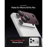 Spigen iPhone 18 Pro Max Kameraskydd Glas.tR EZ Fit Optik Pro XL Dark Cherry