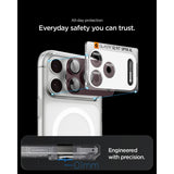 Spigen iPhone 18 Pro Max Kameraskydd Glas.tR EZ Fit Optik Pro XL Dark Cherry
