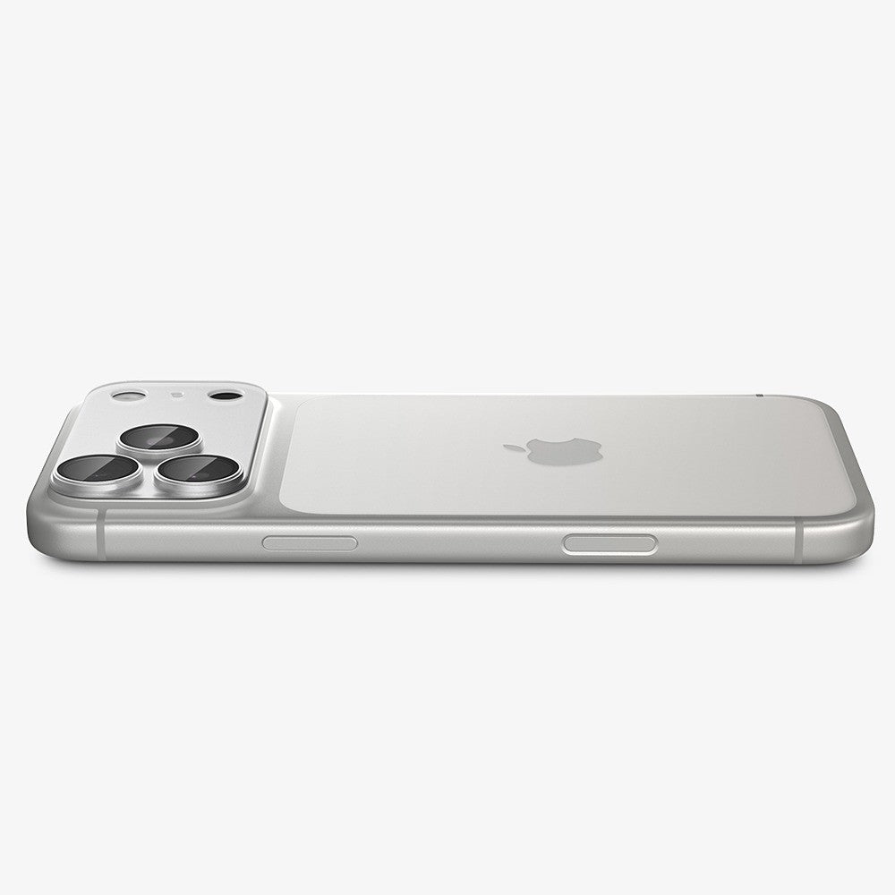Spigen iPhone 18 Pro Max Kameraskydd Glas.tR EZ Fit Optik Pro XL Silver