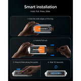 Spigen iPhone 18 Pro Max Skärmskydd Glas.tR EZ Fit Pro Privacy