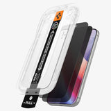 Spigen iPhone 18 Pro Max Skärmskydd Glas.tR EZ Fit Pro Privacy