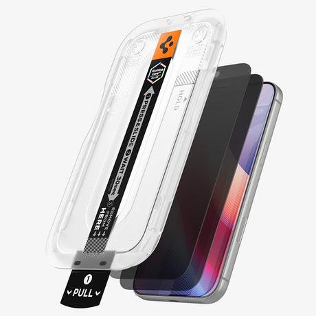 Spigen iPhone 18 Pro Max Skärmskydd Glas.tR EZ Fit Pro Privacy 2-pack
