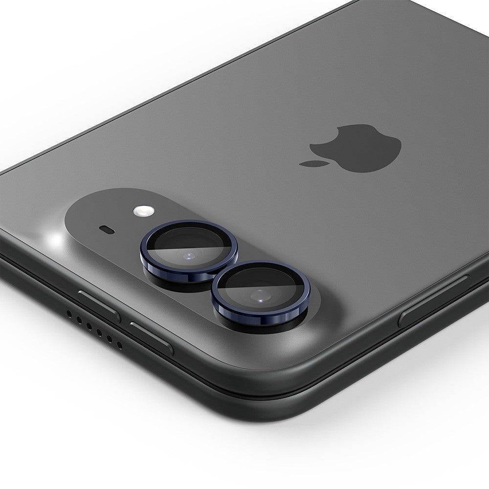 Spigen iPhone Duo Kameraskydd Glas.tR EZ Fit Optik Pro 2-pack Svart