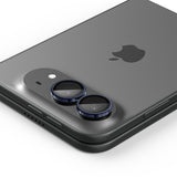 Spigen iPhone Duo Kameraskydd Glas.tR EZ Fit Optik Pro 2-pack Svart