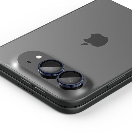 Spigen iPhone Duo Kameraskydd Glas.tR EZ Fit Optik Pro 2-pack Svart