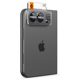 Spigen iPhone Duo Kameraskydd Glas.tR EZ Fit Optik Pro 2-pack Svart