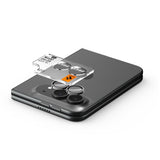 Spigen iPhone Duo Kameraskydd Glas.tR EZ Fit Optik Pro 2-pack Vit