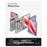Spigen iPhone Duo Skal Ultra Hybrid Pro S MagFit Clear White