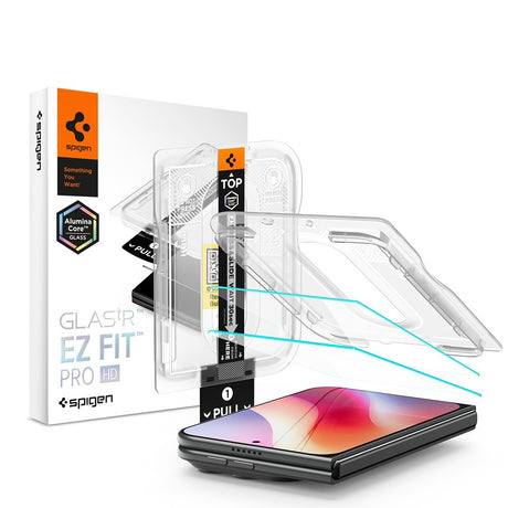 Spigen iPhone Duo Skärmskydd Glas.tR EZ Fit Pro 2-pack