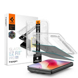 Spigen iPhone Duo Skärmskydd Glas.tR EZ Fit Pro Privacy 2-pack