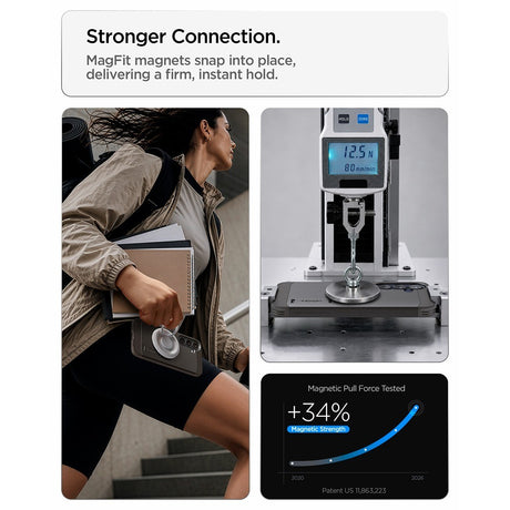 Spigen Samsung Galaxy S26 FE Skal Tough Armor MagFit Gunmetal
