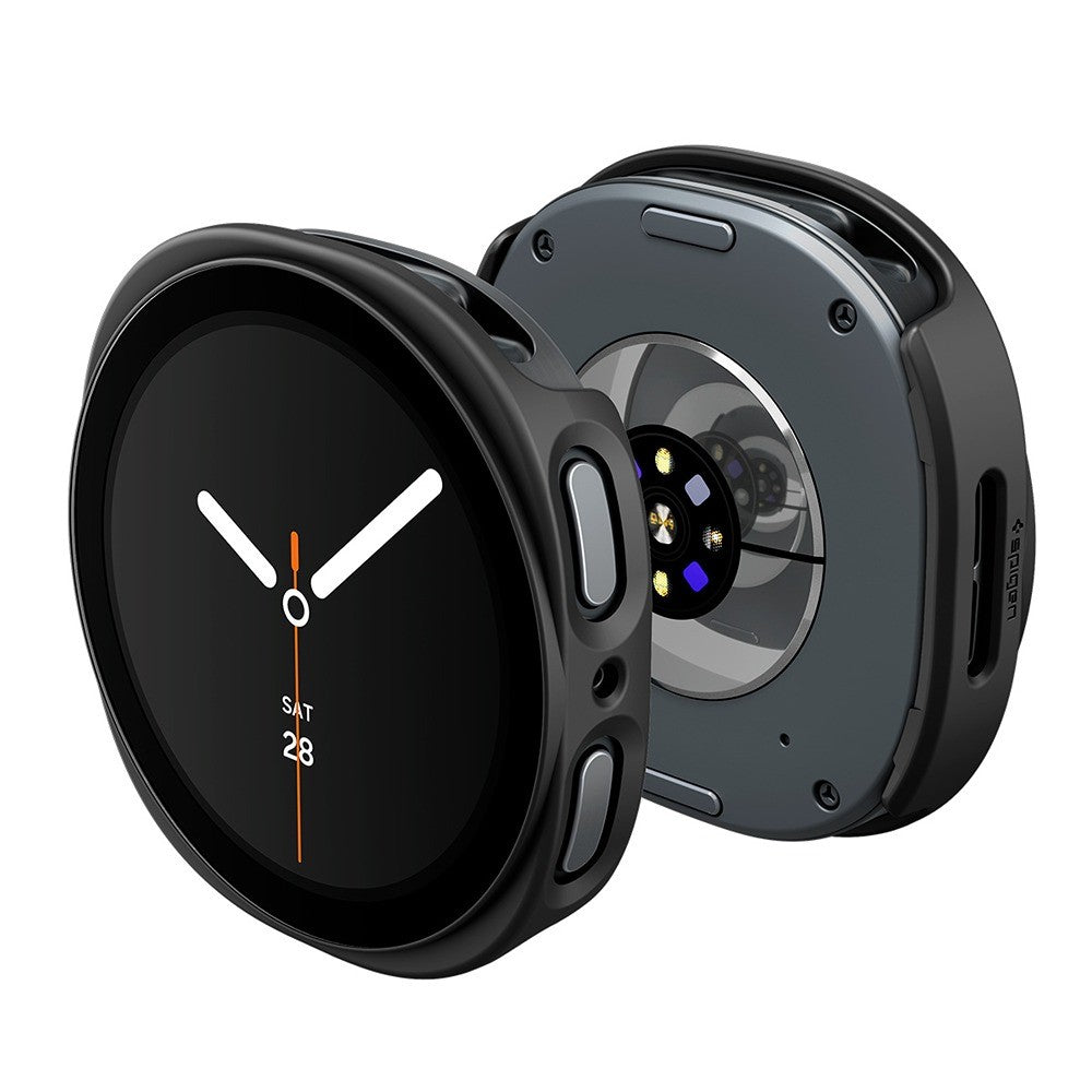 Spigen Samsung Galaxy Watch 8/9 40mm Skal med Skärmskydd Thin Fit 360 Svart
