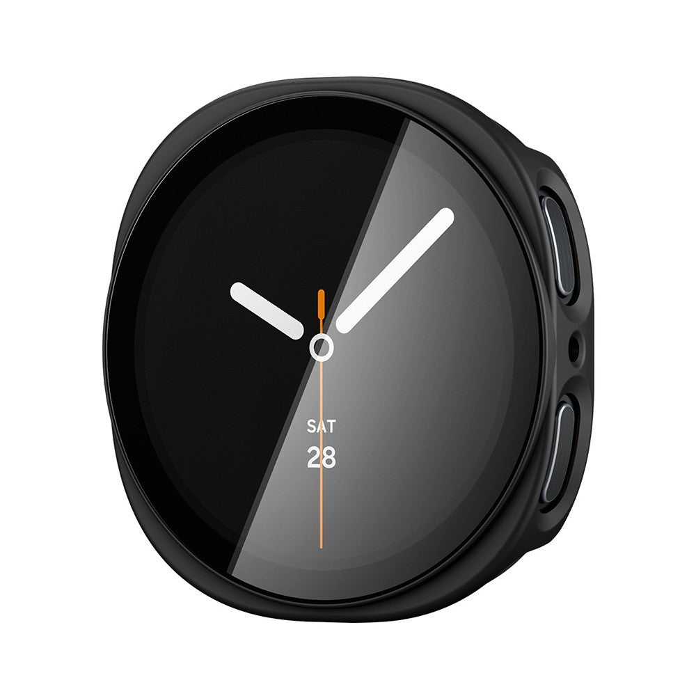 Spigen Samsung Galaxy Watch 8/9 44mm Skal med Skärmskydd Thin Fit 360 Svart