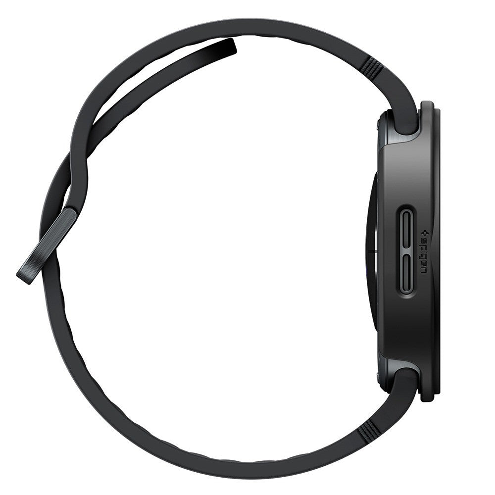 Spigen Samsung Galaxy Watch 8/9 44mm Skal med Skärmskydd Thin Fit 360 Svart