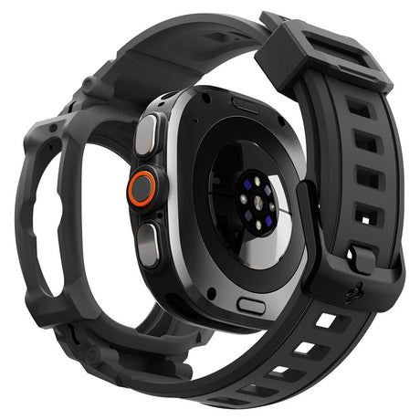 Spigen Samsung Galaxy Watch Ultra 2 47mm Armband och Skal Rugged Armor Pro Matte Black