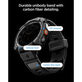 Spigen Samsung Galaxy Watch Ultra 2 47mm Armband och Skal Rugged Armor Pro Matte Black