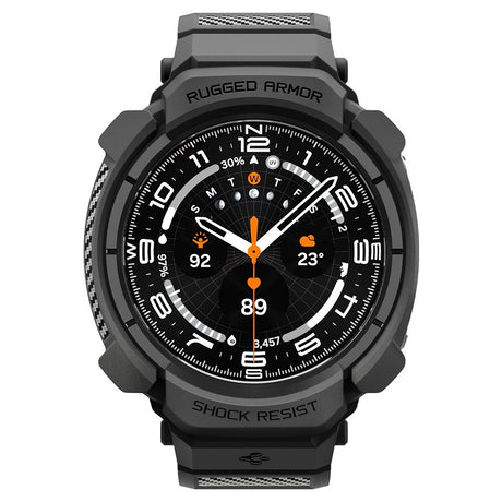 Spigen Samsung Galaxy Watch Ultra 2 47mm Armband och Skal Rugged Armor Pro Matte Black
