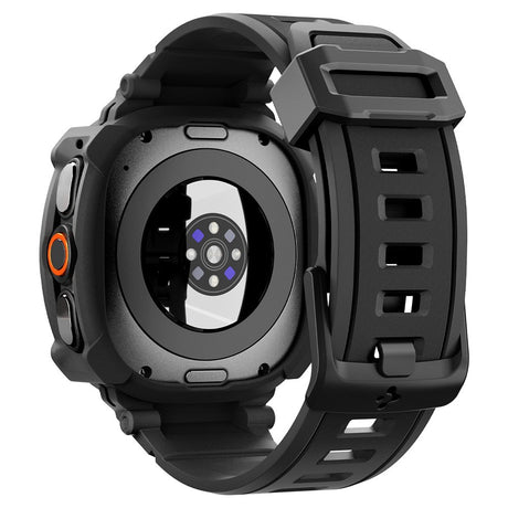 Spigen Samsung Galaxy Watch Ultra 2 47mm Armband och Skal Rugged Armor Pro Matte Black