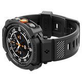 Spigen Samsung Galaxy Watch Ultra 2 47mm Armband och Skal Rugged Armor Pro Matte Black