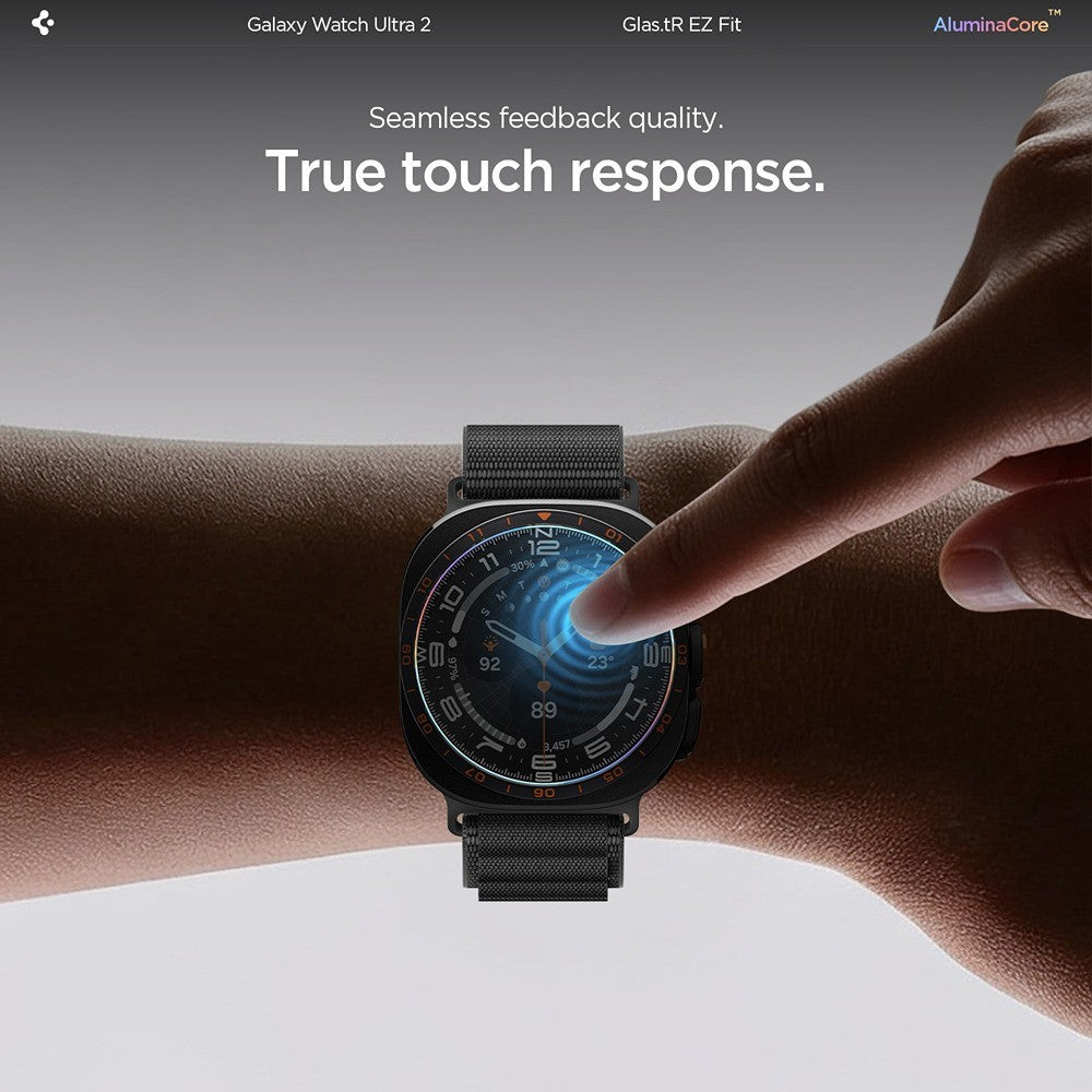 Spigen Samsung Galaxy Watch Ultra 2 47mm Skärmskydd GLAS.tR EZ Fit 2-pack