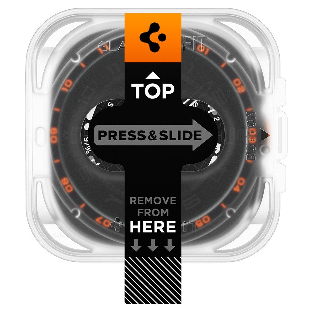 Spigen Samsung Galaxy Watch Ultra 2 47mm Skärmskydd GLAS.tR EZ Fit 2-pack