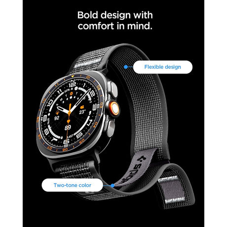 Spigen Samsung Galaxy Watch Ultra 47mm Armband Athlex Air Active Black Gray
