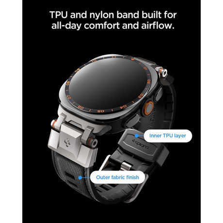 Spigen Samsung Galaxy Watch Ultra 47mm Armband DuraPro Armor Svart