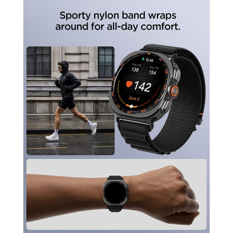 Spigen Samsung Galaxy Watch Ultra 47mm Armband WBF1 Svart