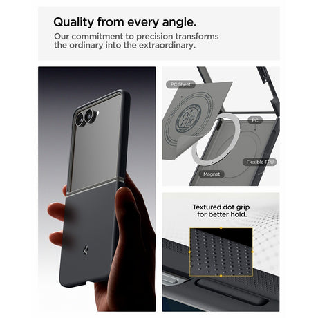 Spigen Samsung Galaxy Z Flip 8 Skal Nano Pop MagFit Black Sesame