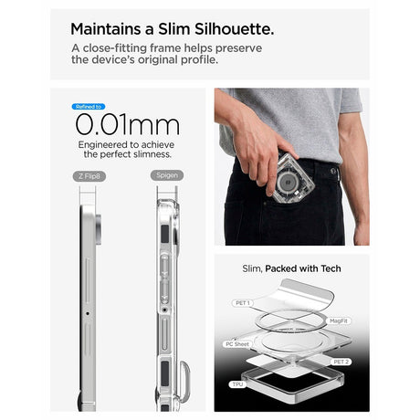 Spigen Samsung Galaxy Z Flip 8 Skal Ultra Hybrid Pro MagFit Neo One